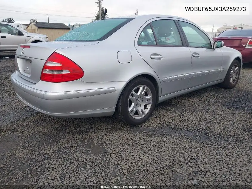 WDBUF65JX3A259273 2003 Mercedes-Benz E 320