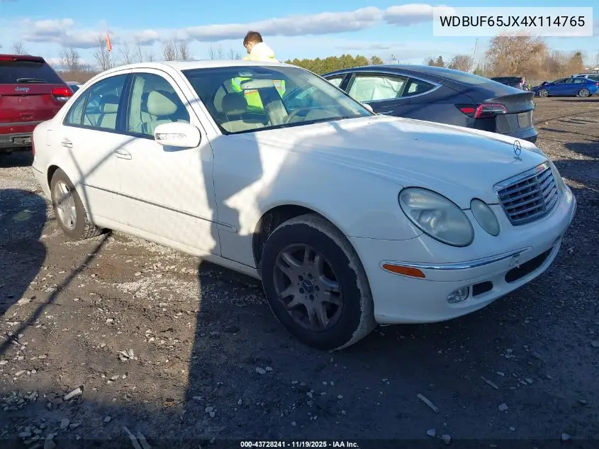 WDBUF65JX4X114765 2004 Mercedes-Benz E 320
