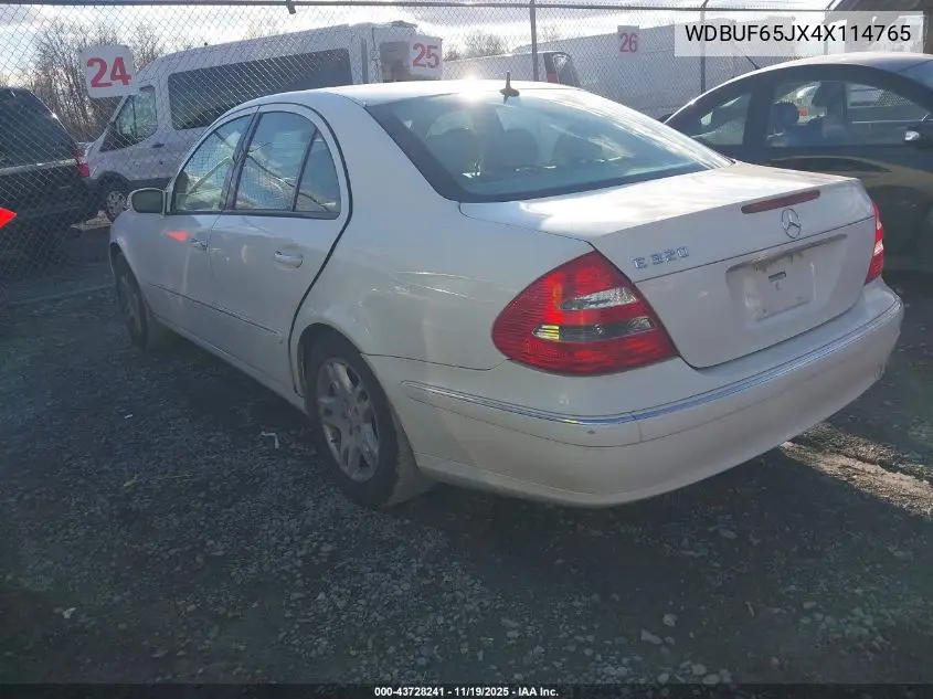WDBUF65JX4X114765 2004 Mercedes-Benz E 320