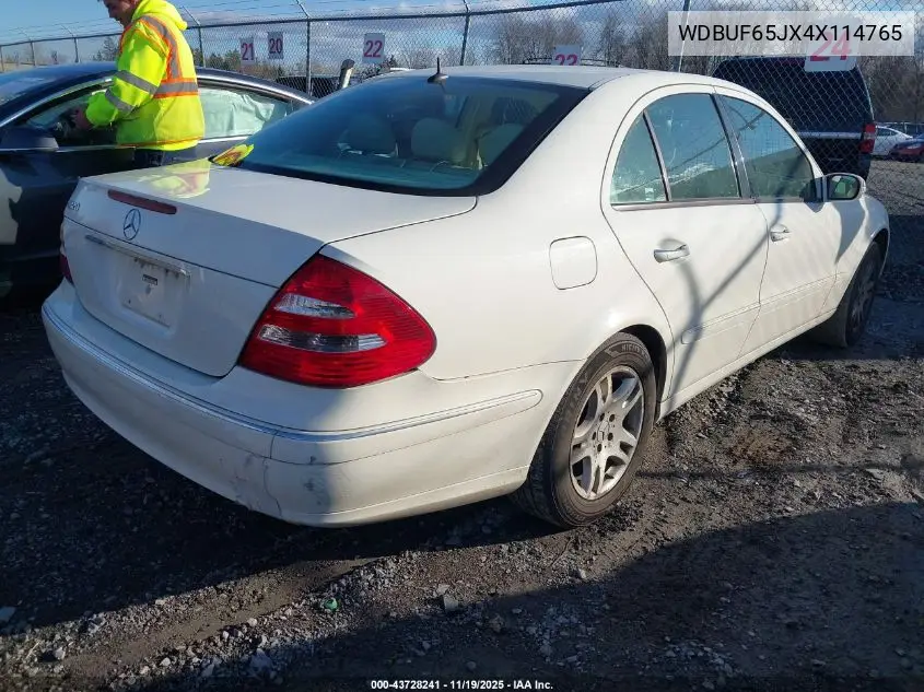 WDBUF65JX4X114765 2004 Mercedes-Benz E 320