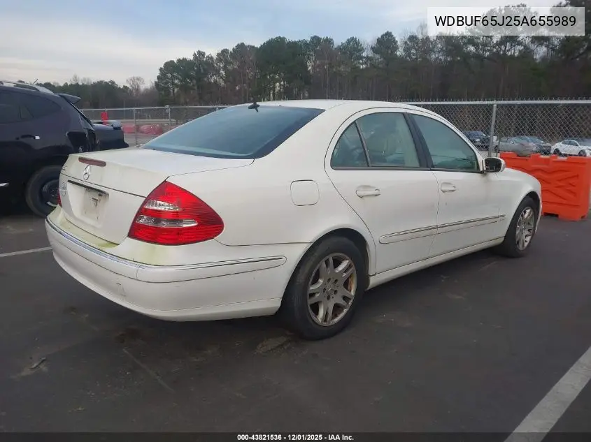 WDBUF65J25A655989 2005 Mercedes-Benz E 320