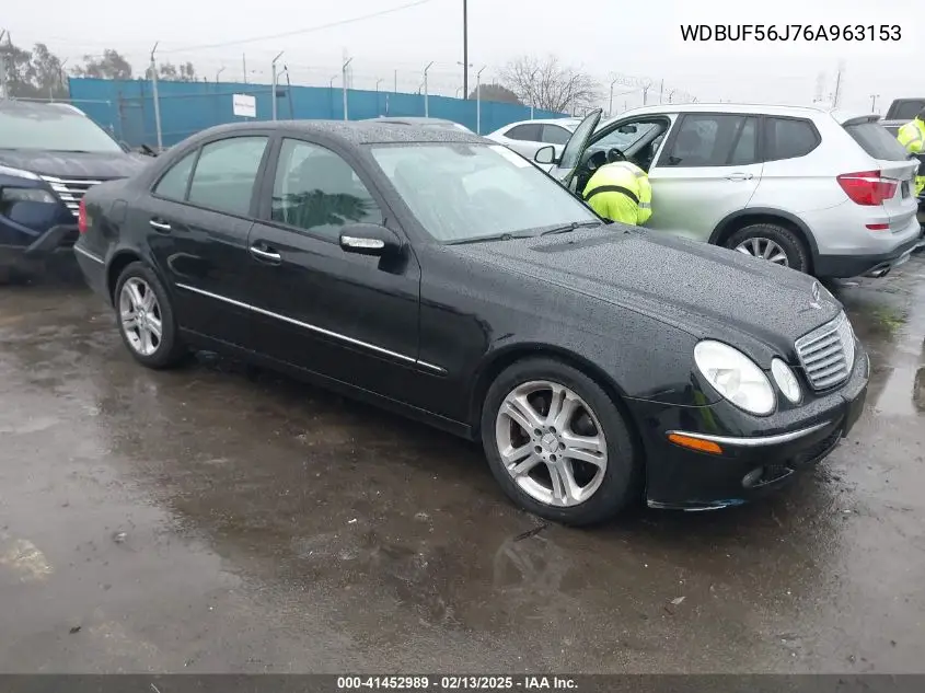 2006 Mercedes-Benz E 350 VIN: WDBUF56J76A963153 Lot: 41452989