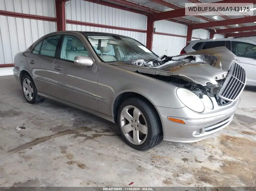 WDBUF56J56A943175 2006 Mercedes-Benz E 350