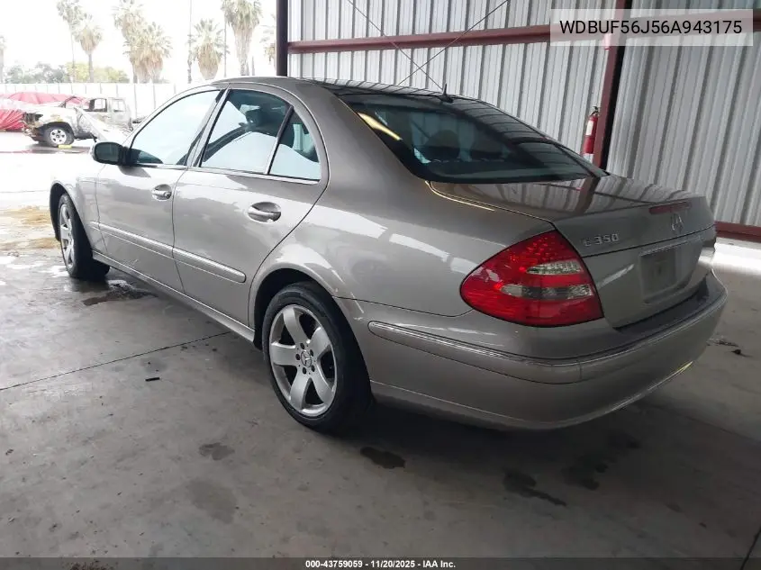WDBUF56J56A943175 2006 Mercedes-Benz E 350