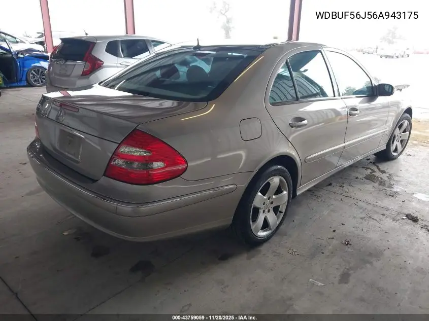 WDBUF56J56A943175 2006 Mercedes-Benz E 350