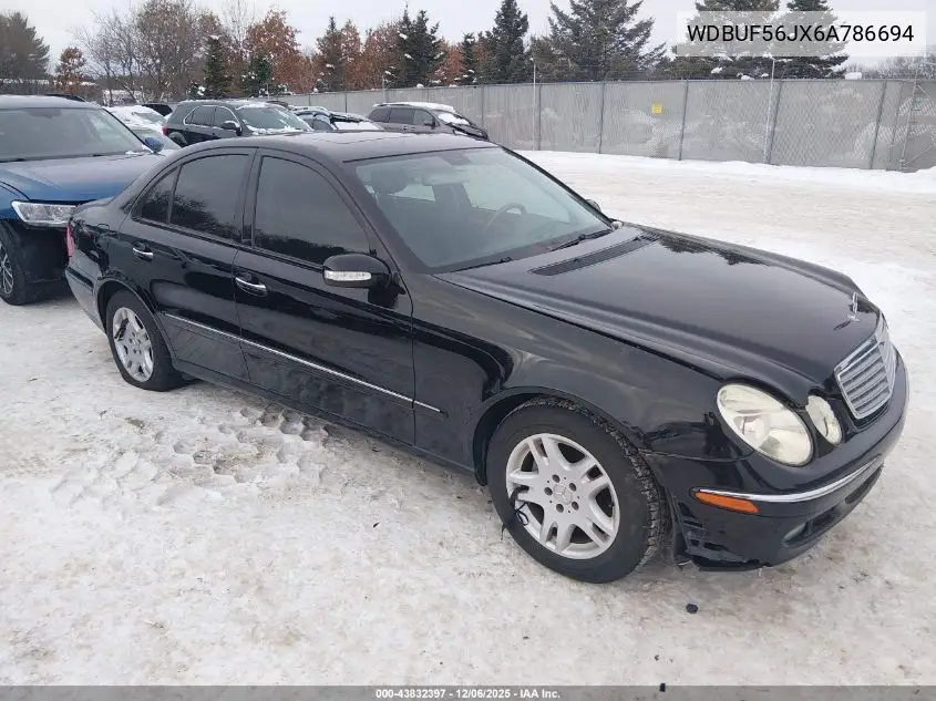 WDBUF56JX6A786694 2006 Mercedes-Benz E 350