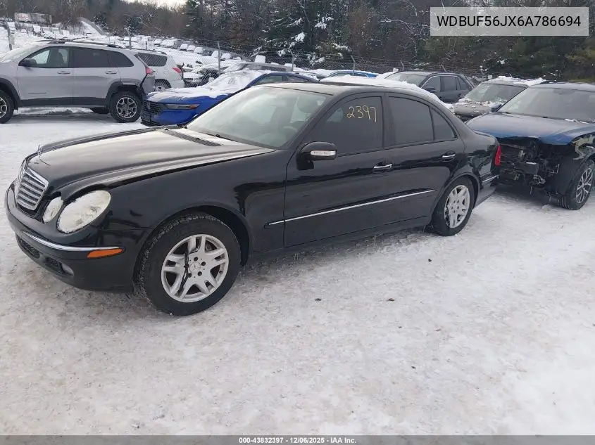WDBUF56JX6A786694 2006 Mercedes-Benz E 350