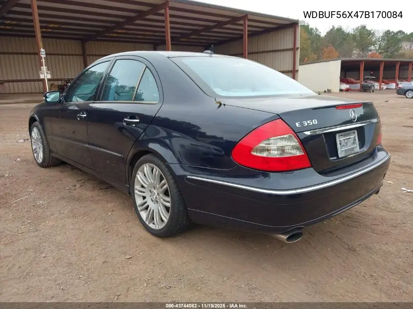 WDBUF56X47B170084 2007 Mercedes-Benz E 350