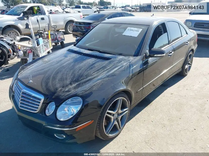 WDBUF72X07A984143 2007 Mercedes-Benz E 550