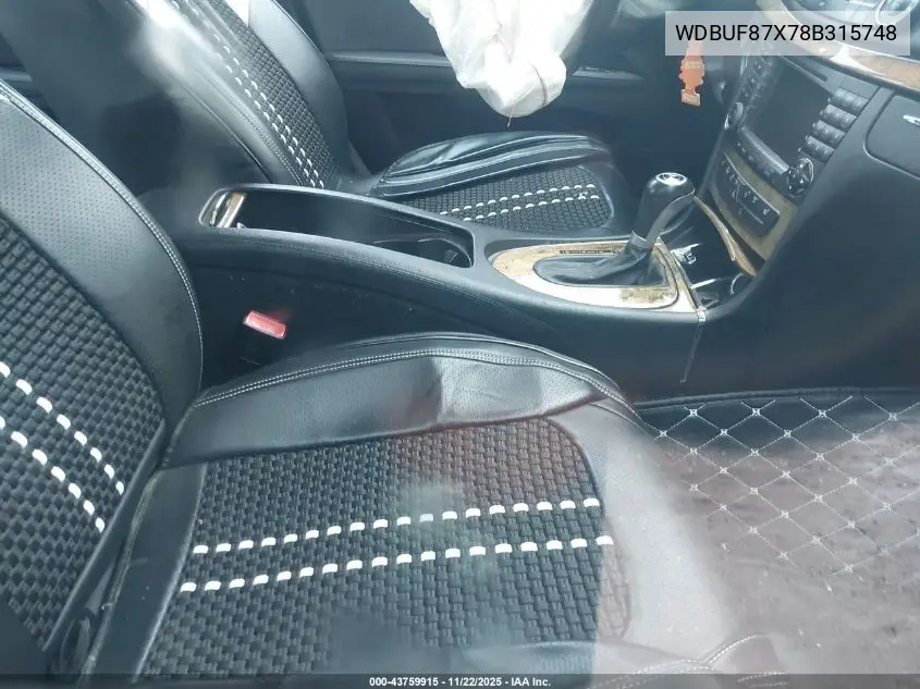 WDBUF87X78B315748 2008 Mercedes-Benz E 350 4Matic
