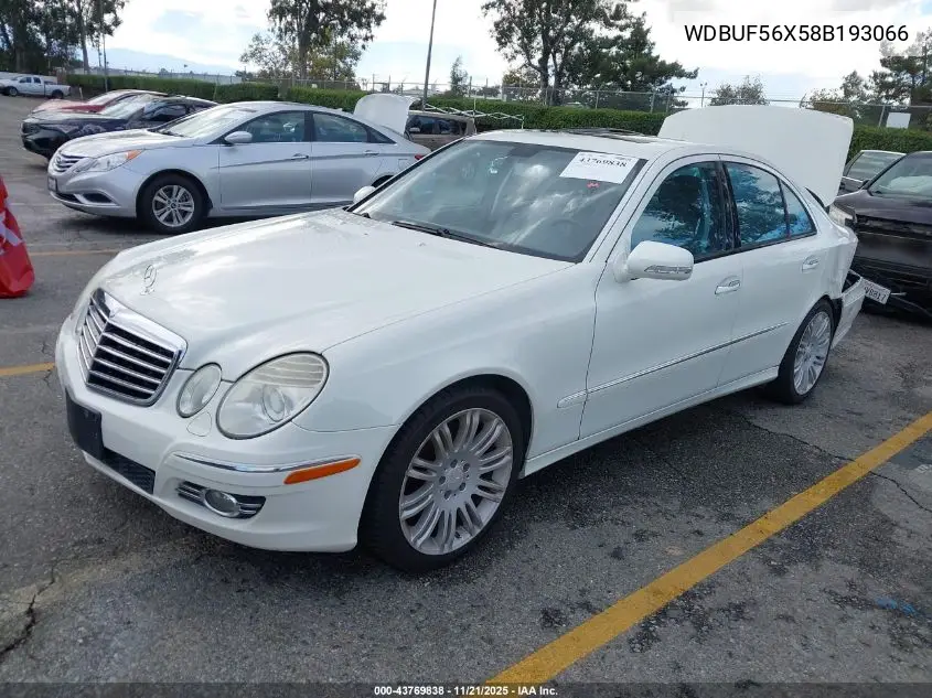 WDBUF56X58B193066 2008 Mercedes-Benz E 350