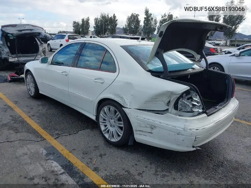 WDBUF56X58B193066 2008 Mercedes-Benz E 350