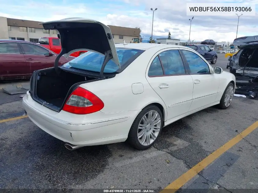 WDBUF56X58B193066 2008 Mercedes-Benz E 350