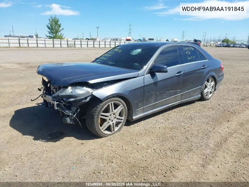 WDDHF9AB9AA191845 2010 Mercedes-Benz E 550 4Matic
