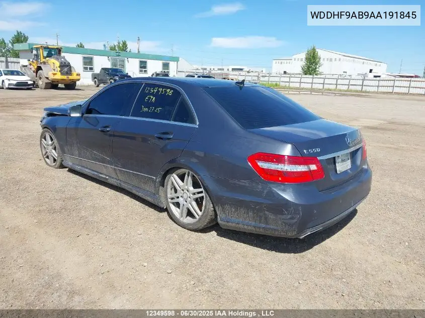 WDDHF9AB9AA191845 2010 Mercedes-Benz E 550 4Matic