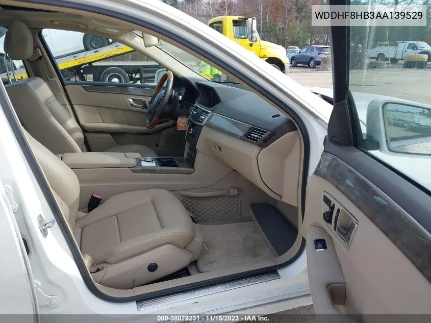 2010 Mercedes-Benz E 350 4Matic VIN: WDDHF8HB3AA139529 Lot: 38079231