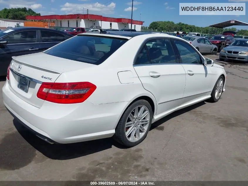 WDDHF8HB6AA123440 2010 Mercedes-Benz E 350 4Matic