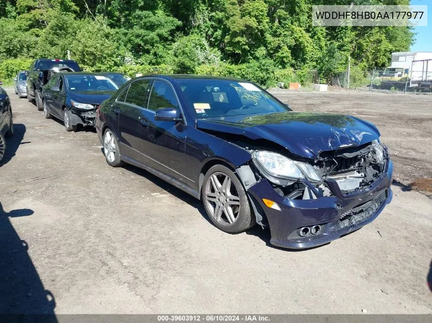 WDDHF8HB0AA177977 2010 Mercedes-Benz E 350 4Matic