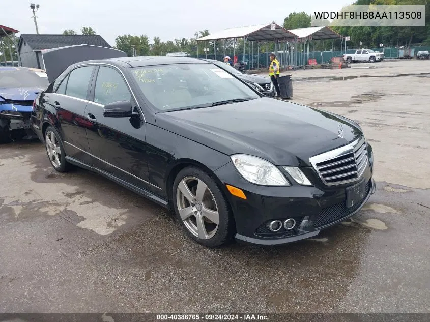 WDDHF8HB8AA113508 2010 Mercedes-Benz E 350 4Matic