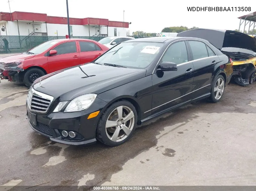 WDDHF8HB8AA113508 2010 Mercedes-Benz E 350 4Matic