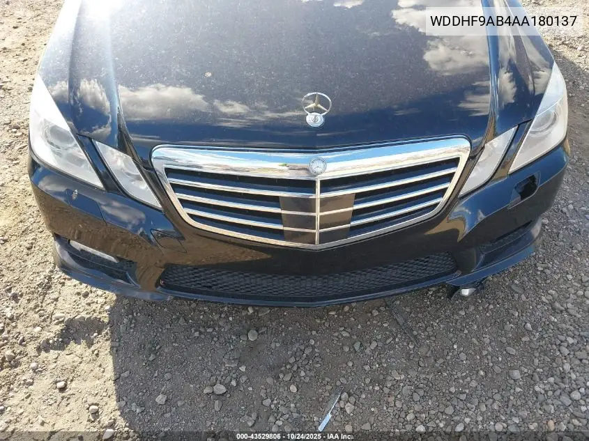 WDDHF9AB4AA180137 2010 Mercedes-Benz E 550 4Matic