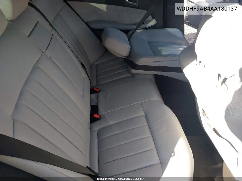 WDDHF9AB4AA180137 2010 Mercedes-Benz E 550 4Matic