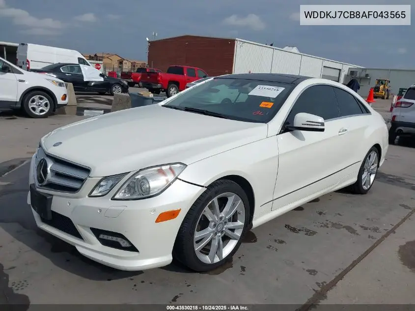 WDDKJ7CB8AF043565 2010 Mercedes-Benz E 550