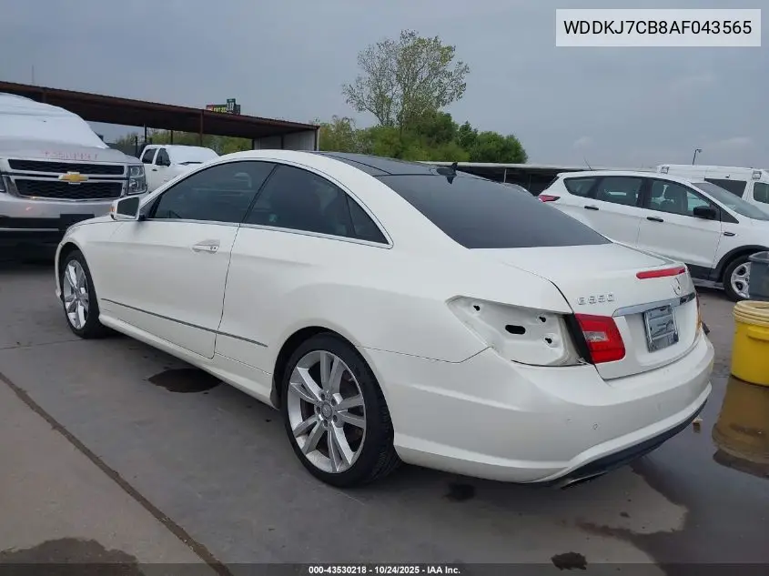 WDDKJ7CB8AF043565 2010 Mercedes-Benz E 550