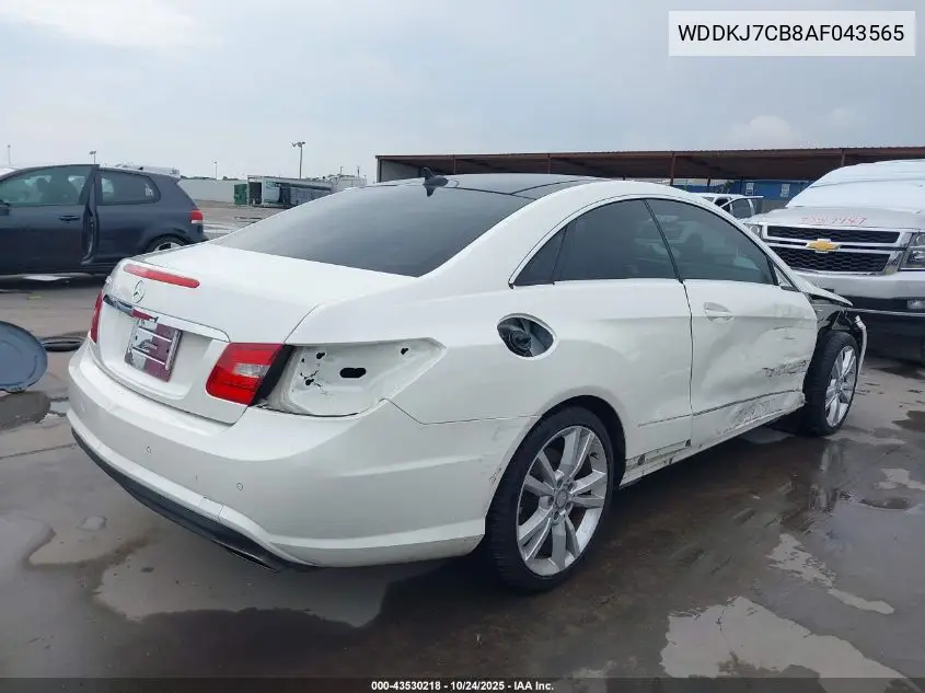 WDDKJ7CB8AF043565 2010 Mercedes-Benz E 550