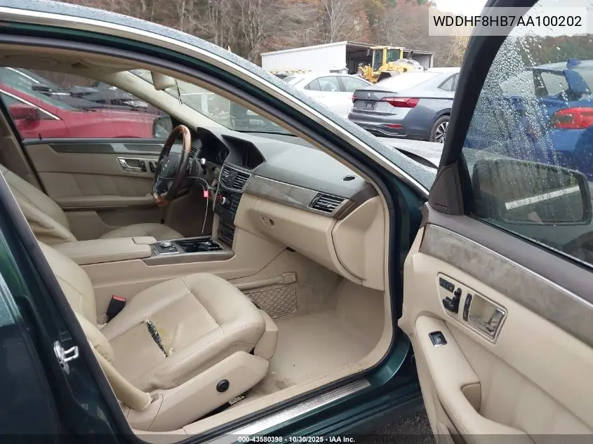 WDDHF8HB7AA100202 2010 Mercedes-Benz E 350 4Matic