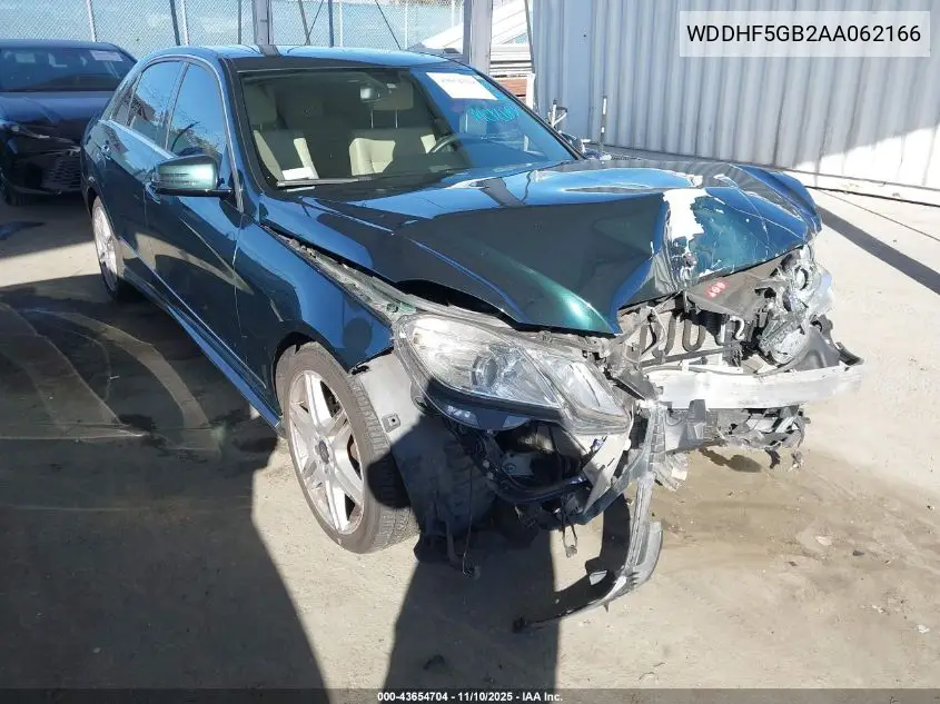 WDDHF5GB2AA062166 2010 Mercedes-Benz E 350