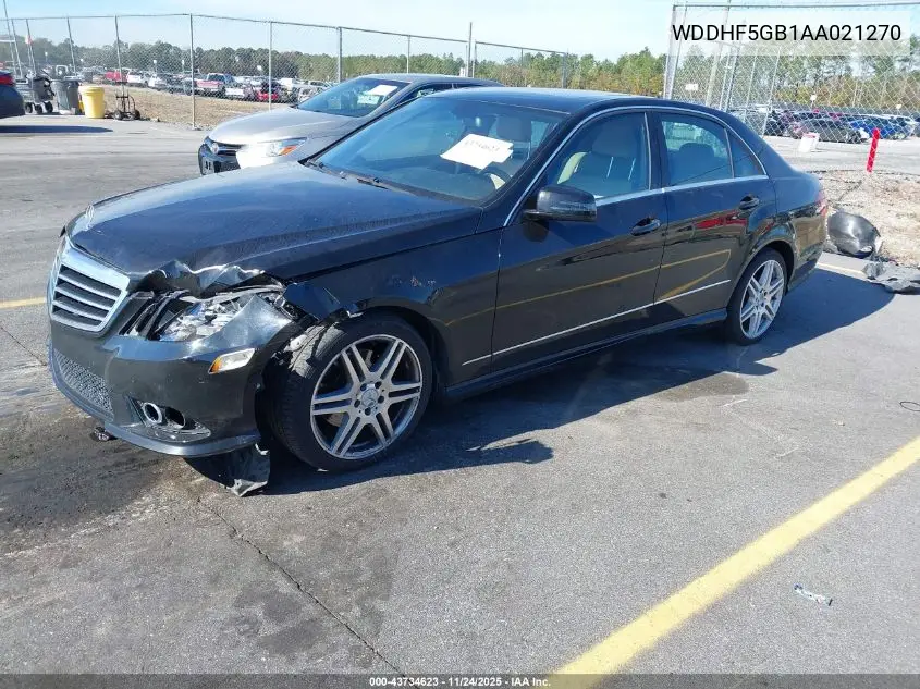 WDDHF5GB1AA021270 2010 Mercedes-Benz E 350