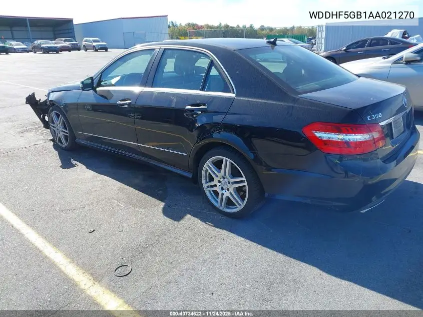 WDDHF5GB1AA021270 2010 Mercedes-Benz E 350