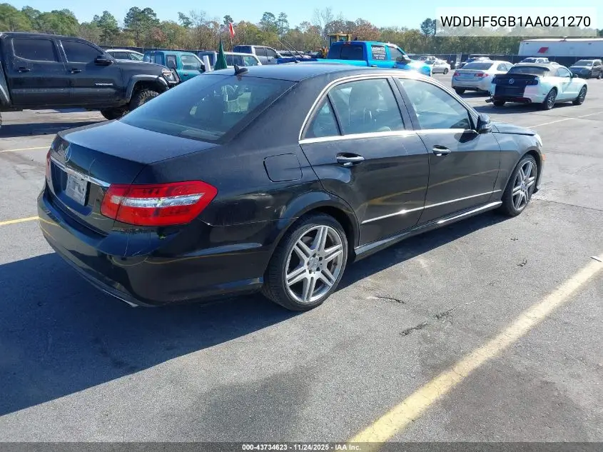 WDDHF5GB1AA021270 2010 Mercedes-Benz E 350