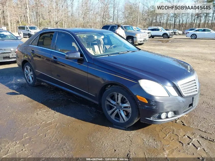 WDDHF5GB9AA045445 2010 Mercedes-Benz E 350