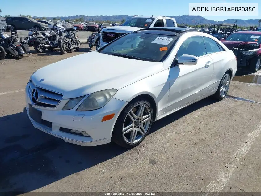 WDDKJ5GB1AF030350 2010 Mercedes-Benz E 350