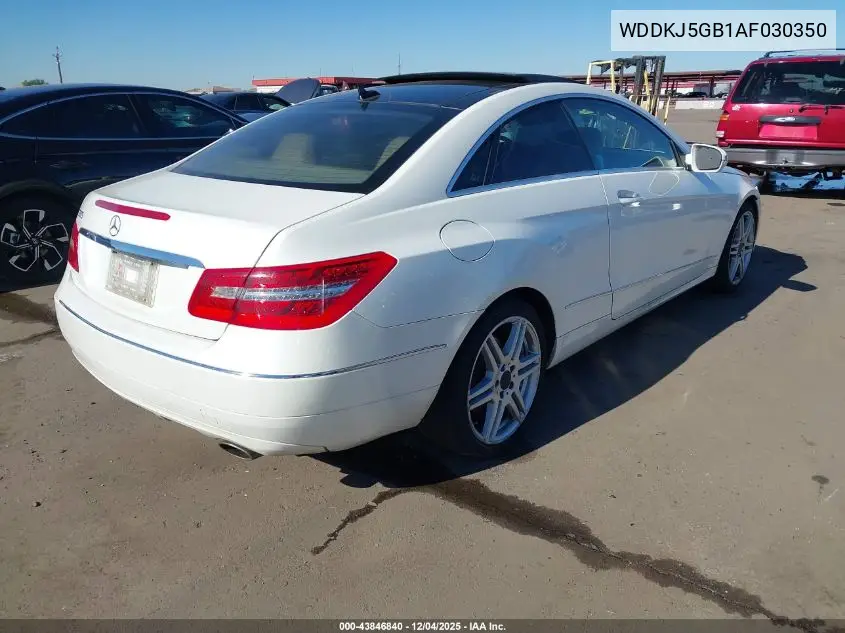 WDDKJ5GB1AF030350 2010 Mercedes-Benz E 350