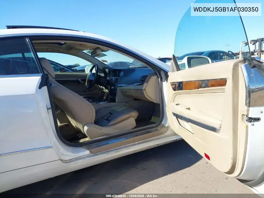 WDDKJ5GB1AF030350 2010 Mercedes-Benz E 350