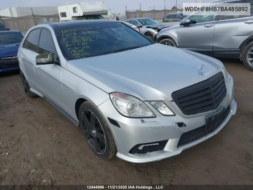WDDHF8HB7BA485892 2011 Mercedes-Benz E 350 4Matic