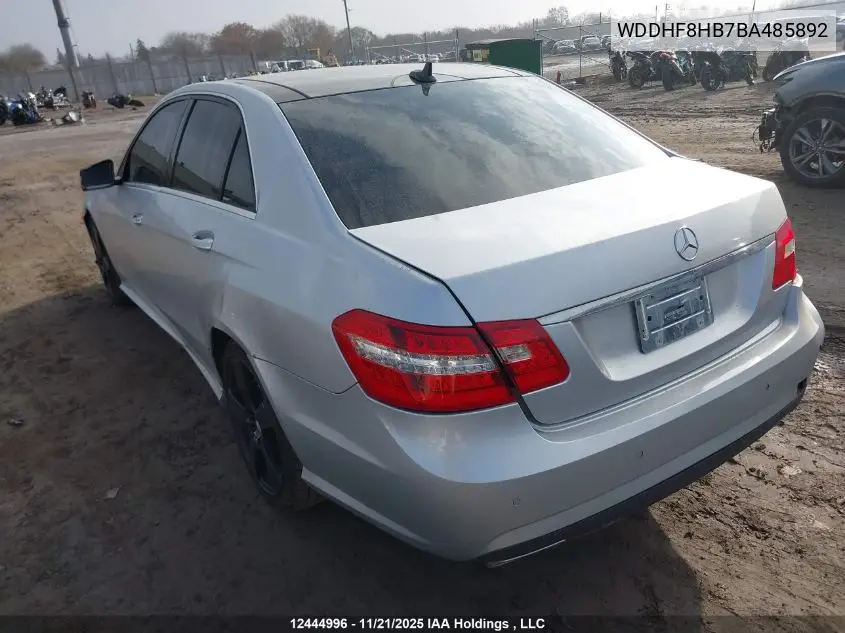 WDDHF8HB7BA485892 2011 Mercedes-Benz E 350 4Matic