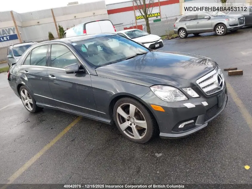WDDHF8HB4BA453112 2011 Mercedes-Benz E-Class