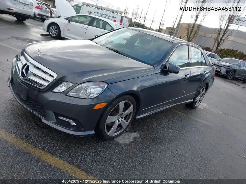 WDDHF8HB4BA453112 2011 Mercedes-Benz E-Class