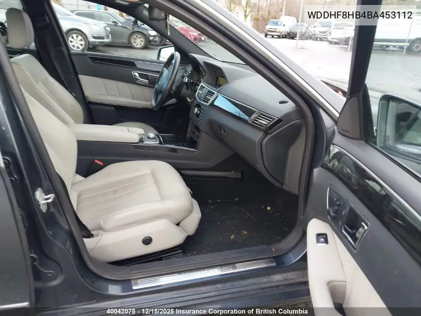 WDDHF8HB4BA453112 2011 Mercedes-Benz E-Class