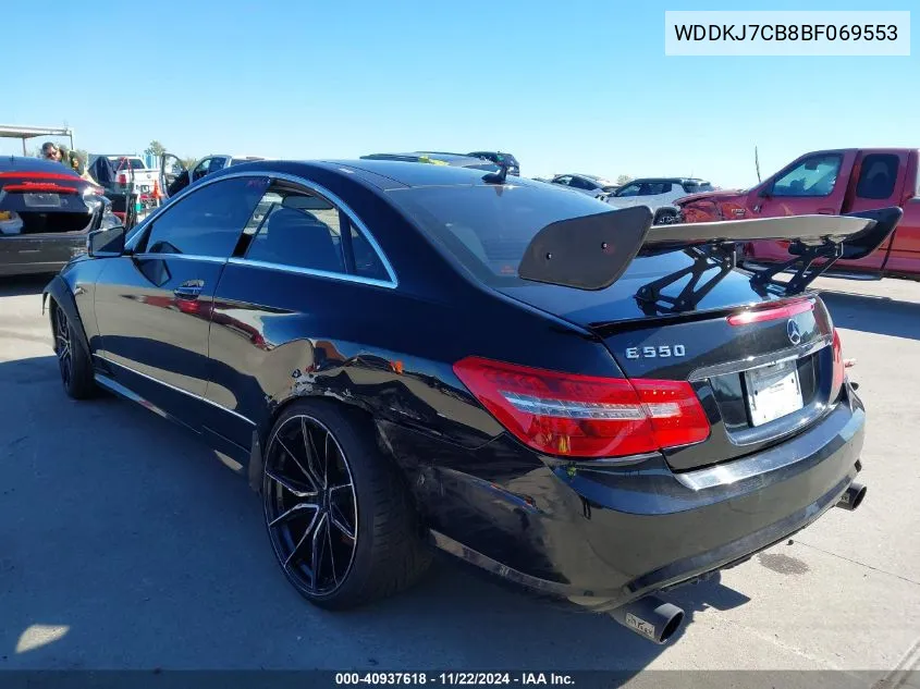 2011 Mercedes-Benz E 550 VIN: WDDKJ7CB8BF069553 Lot: 40937618