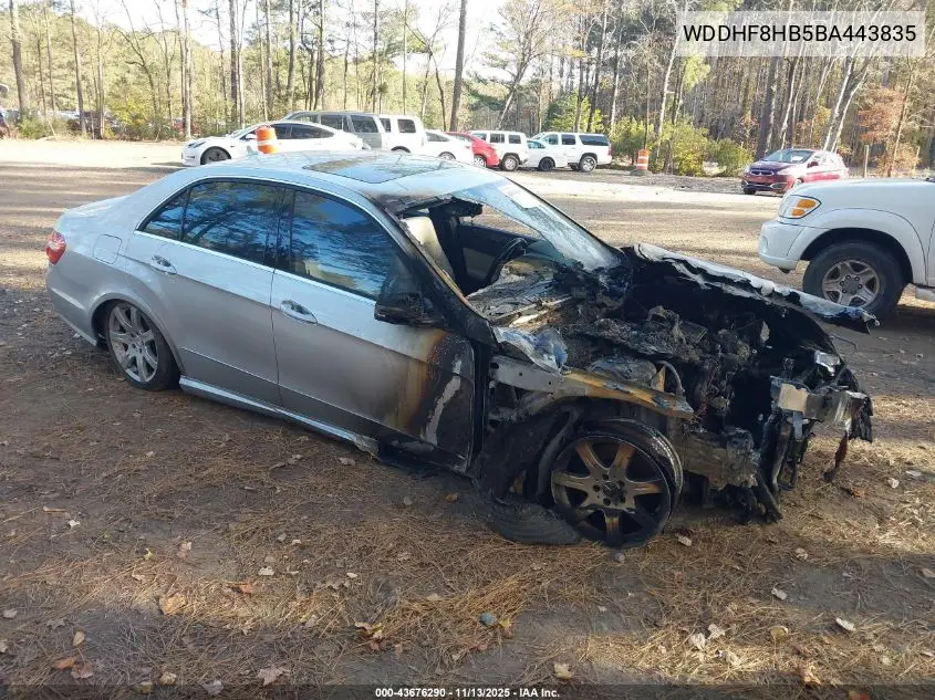 WDDHF8HB5BA443835 2011 Mercedes-Benz E 350 4Matic