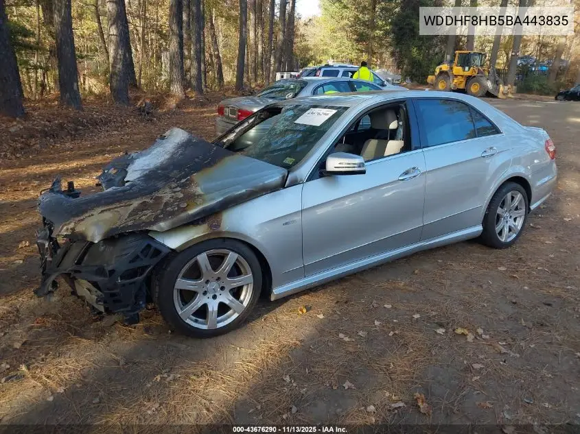 WDDHF8HB5BA443835 2011 Mercedes-Benz E 350 4Matic
