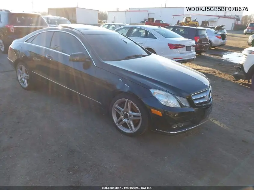 WDDKJ5GB5BF078676 2011 Mercedes-Benz E 350
