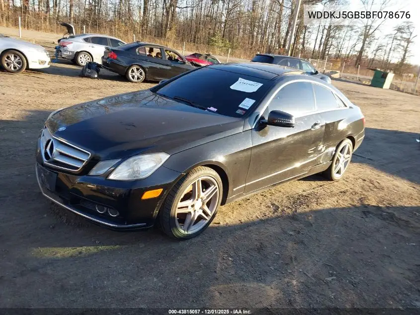 WDDKJ5GB5BF078676 2011 Mercedes-Benz E 350