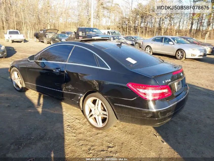 WDDKJ5GB5BF078676 2011 Mercedes-Benz E 350