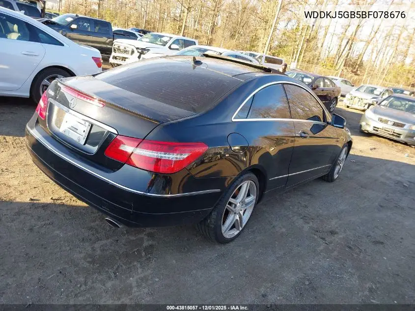 WDDKJ5GB5BF078676 2011 Mercedes-Benz E 350